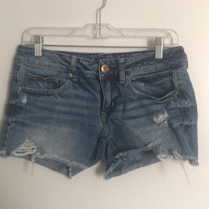 American Eagle Light Denim Shorts